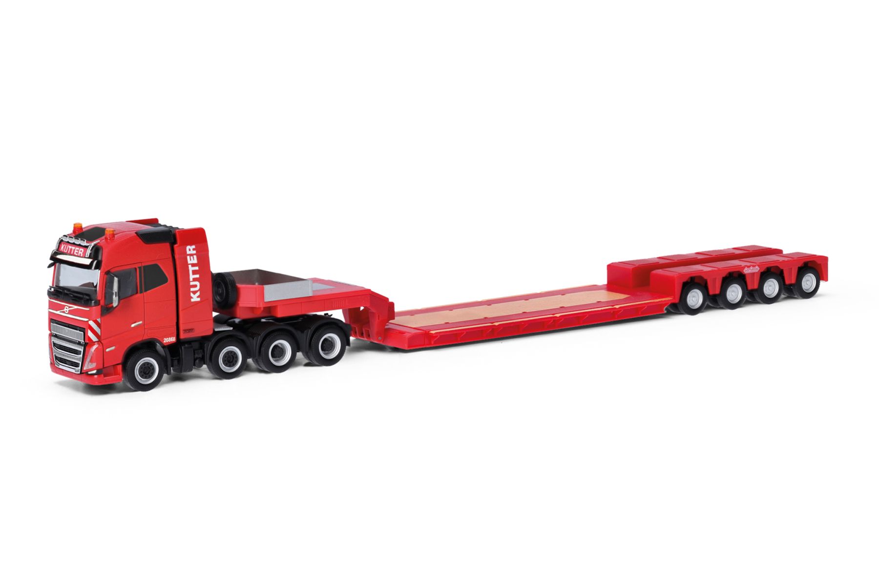 Herpa 317962 -   Volvo FH 16 GL XL 2020 4achs mit Nooteboom-Auflieger 4achs "Kutter"