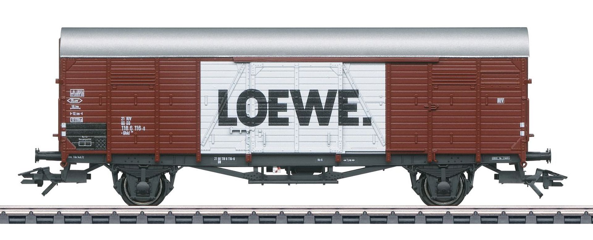 Märklin 46155 - Gedeckter Güterwagen Gbkl 238, DB, Ep.IV 'LOEWE'