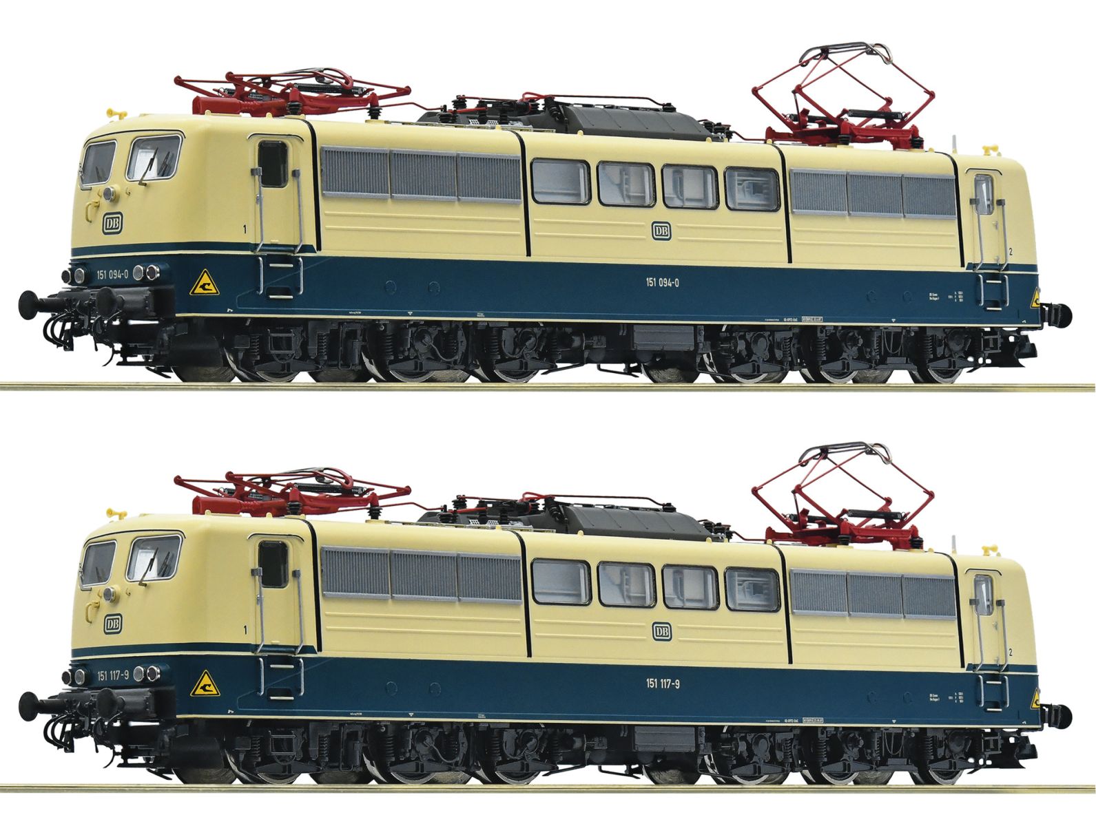 Roco 70407 - 2er Set E-Loks 151 094-0 und 151 117-9, DB, Ep.IV