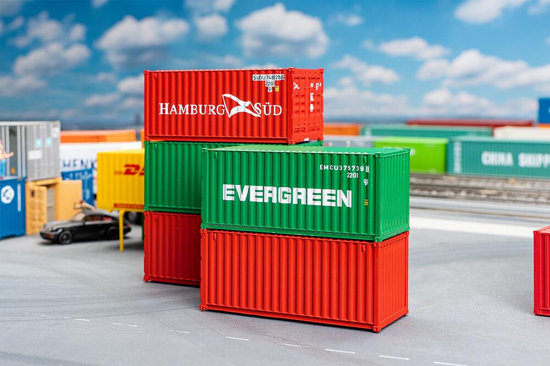 Faller 182051 - 20' Container, 5er-Set Faller 182051 - 20' Container, 5er-Set