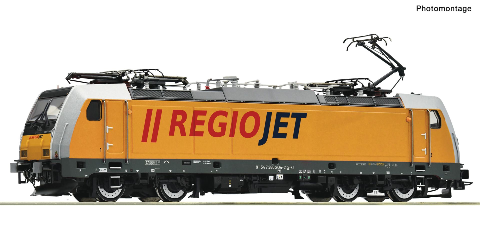 Roco 7500102 - E-Lok 386 204-2, Regiojet, Ep.VI