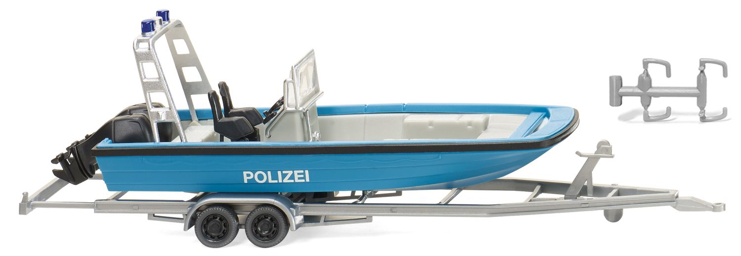 Wiking 009545 - Polizei - Mehrzweckboot MZB 72 (Lehmar)