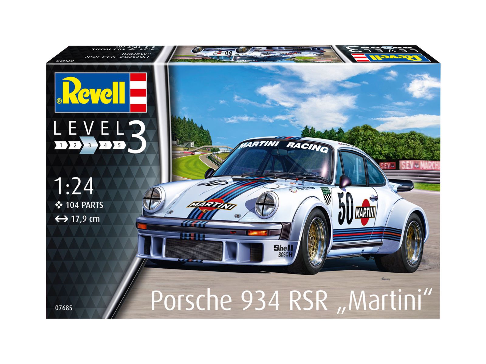 Revell 07685 - Porsche 934 RSR "Martini" Revell 07685 - Porsche 934 RSR "Martini"