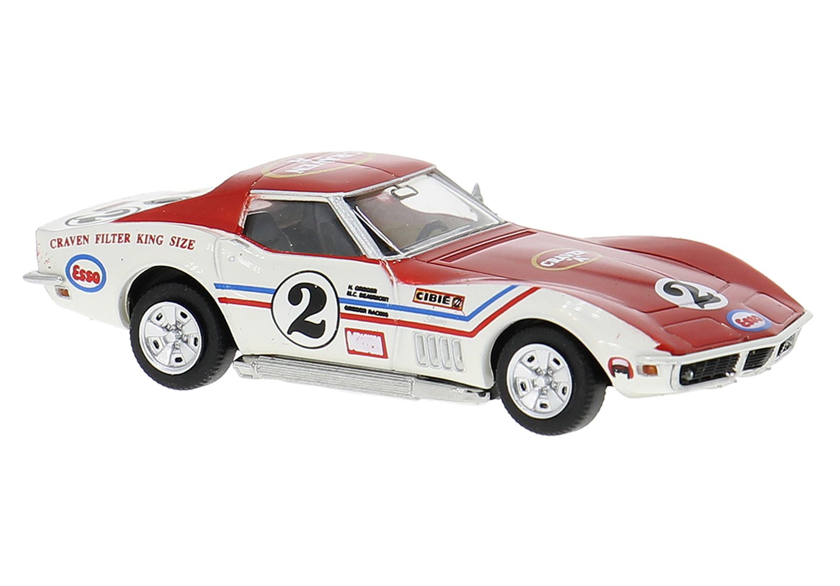 Brekina 19987 - Chevrolet Corvette C3 des Greder-Teams in LeMans ´71