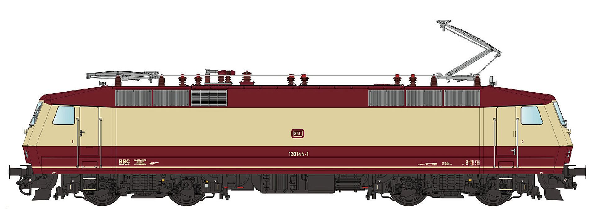 L.S. Models 16080-DC - E-Lok BR 120 144, SEL, Ep.VI