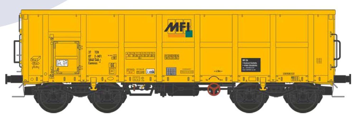 nme 540640 - Offener Güterwagen Eamnos 11,54m, MFI, Ep.VI