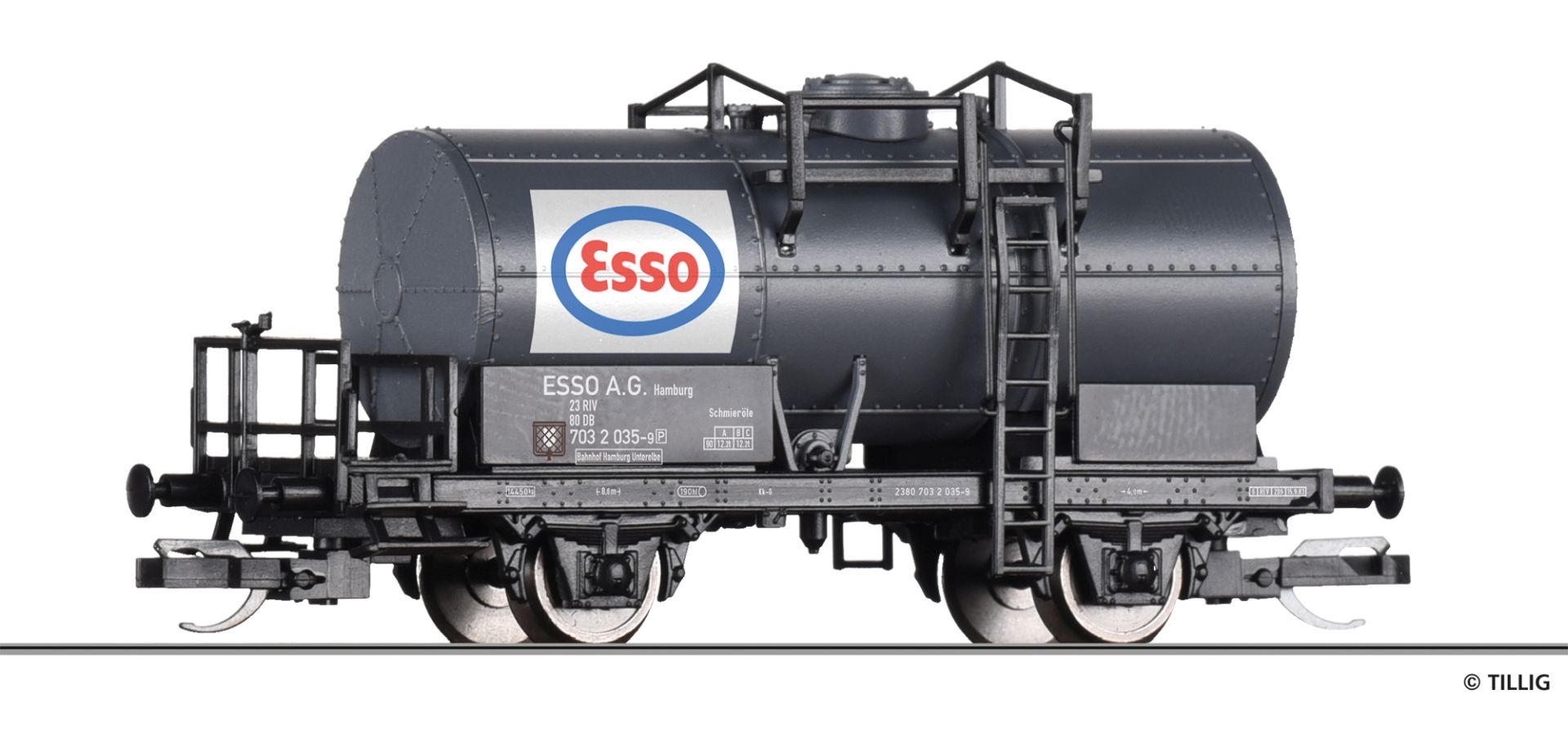 Tillig 95777 - Kesselwagen 'ESSO AG', DB, Ep.IV