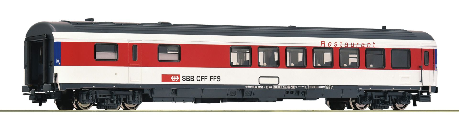 Roco 54168 - EC-Speisewagen, SBB, Ep.VI Roco 54168 - EC-Speisewagen, SBB, Ep.VI