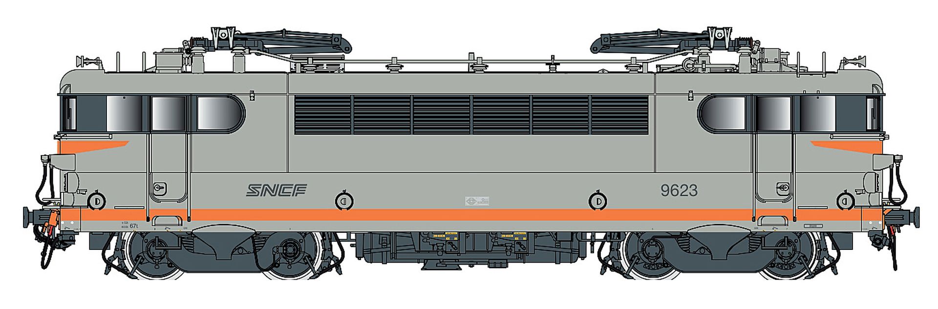 L.S. Models LS10220 - E-Lok BB 9600, 9623, SNCF, Ep.V