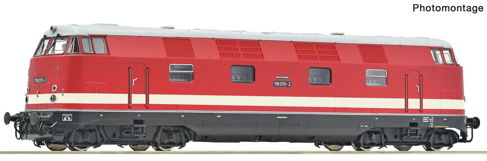 Roco 7320124 - Diesellok 118 070-2 Sonderlackierung 1973-77, DR, Ep.IV, AC-Sound