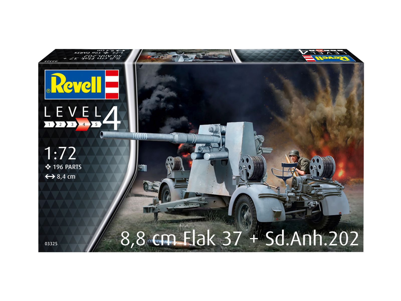 Revell 03325 - 8,8 cm Flak 37 + Sd.Anh.202