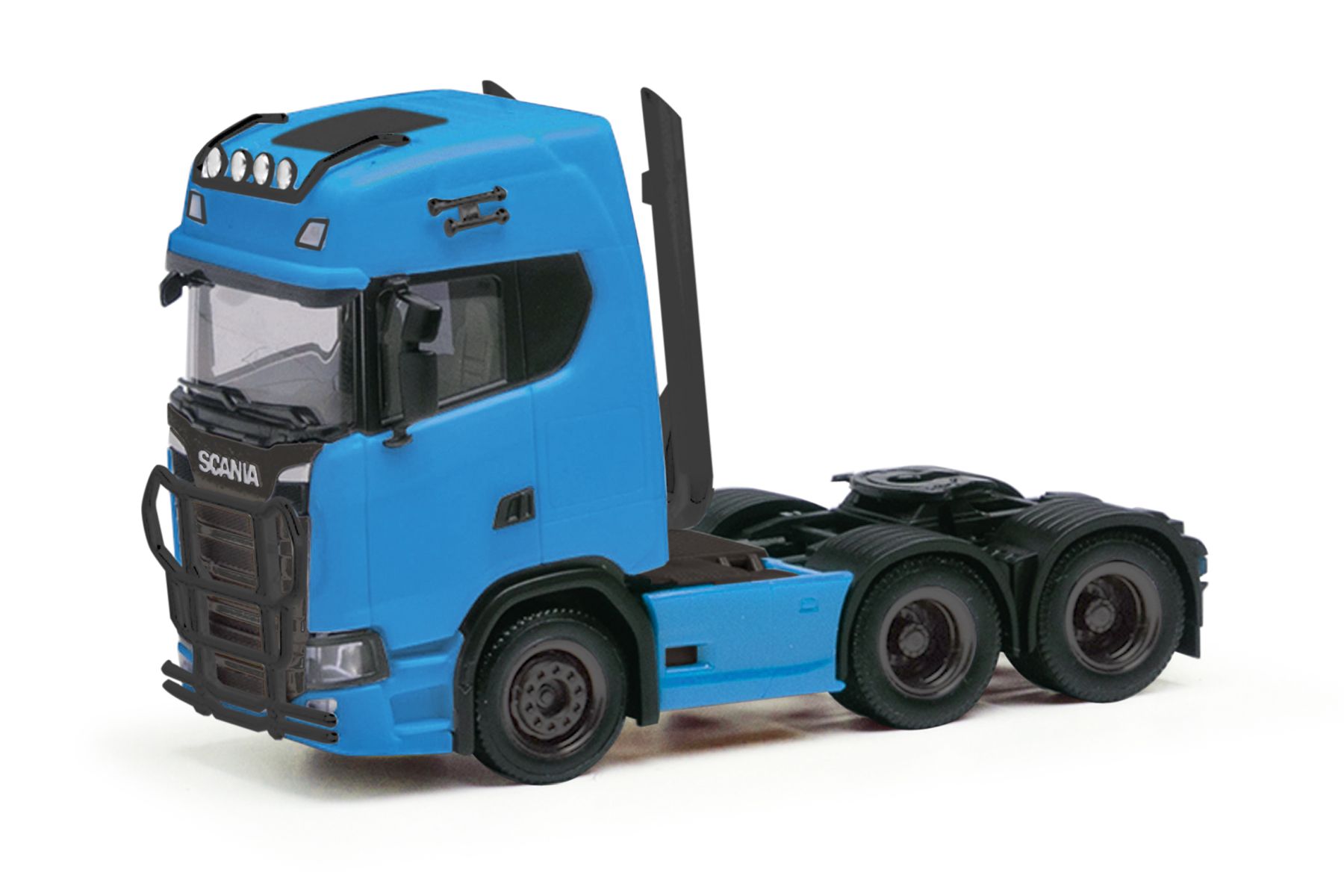 Herpa 314053-004 - Scania CS 20 6x4 Zugmaschine, himmelblau