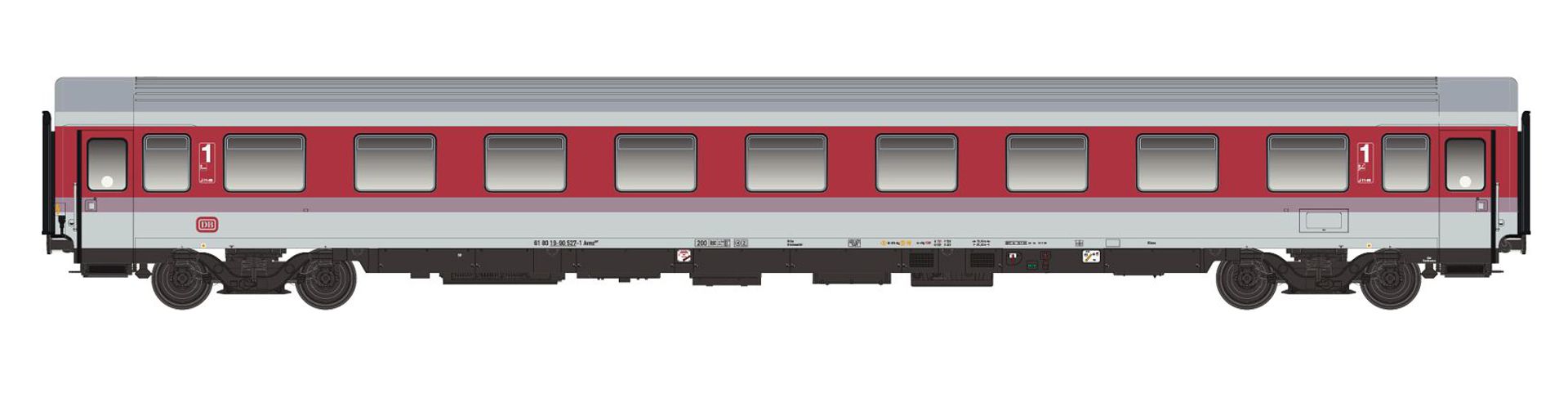L.S. Models 46175 - Personenwagen Avmz 207, 1.Klasse, DB, Ep.IV-V