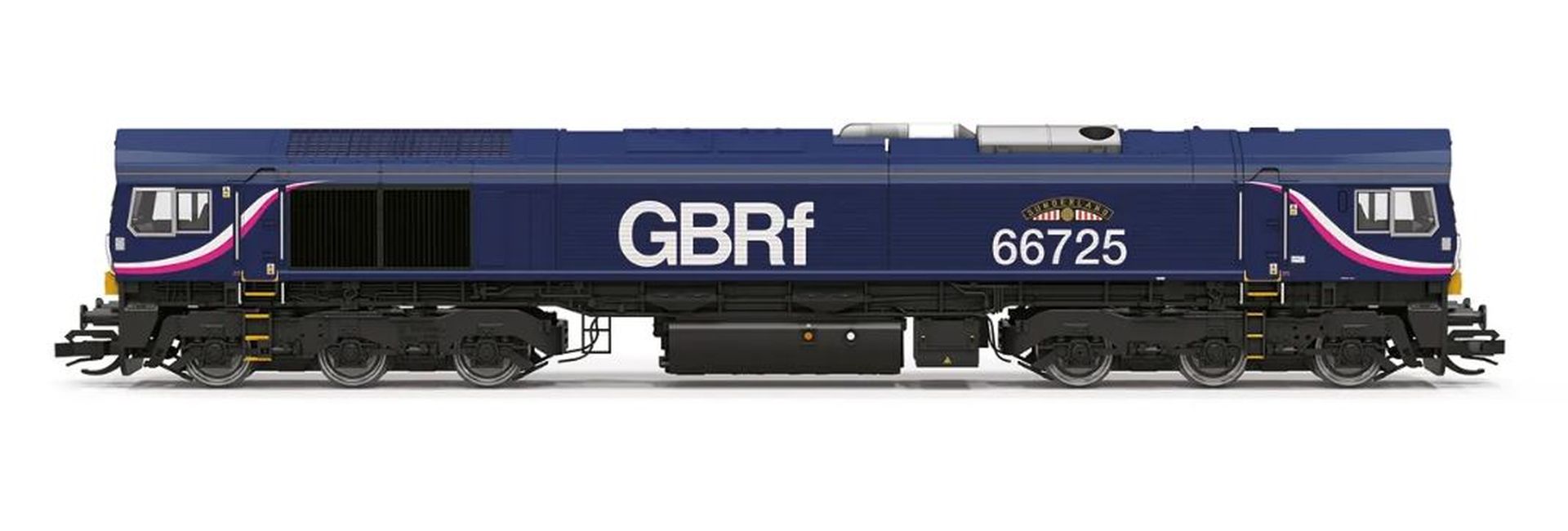 Hornby TT3032M - Diesellok Class 66 Sunderland 66725, GBRf, Ep.VI