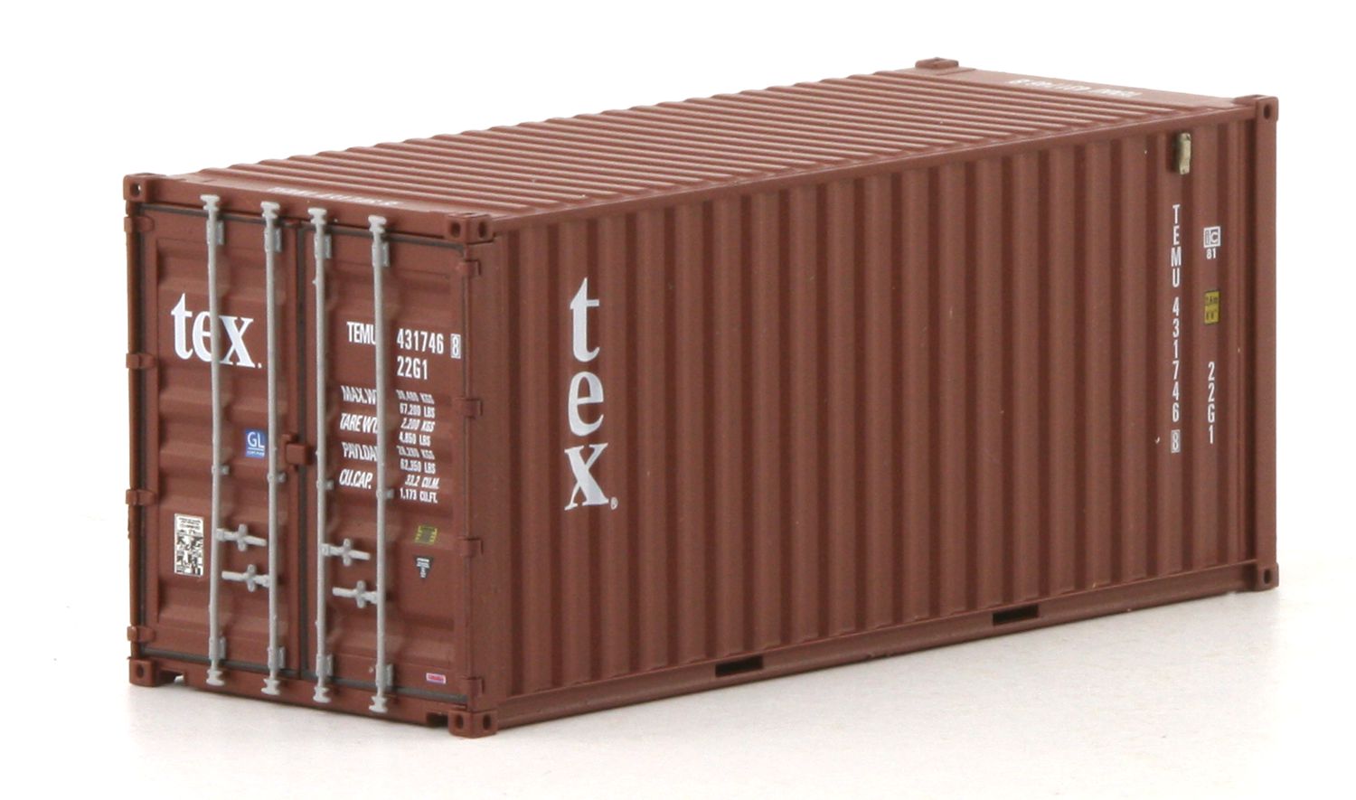 PT-Trains 820008 - Container 20' 'TEX', TEMU4317468