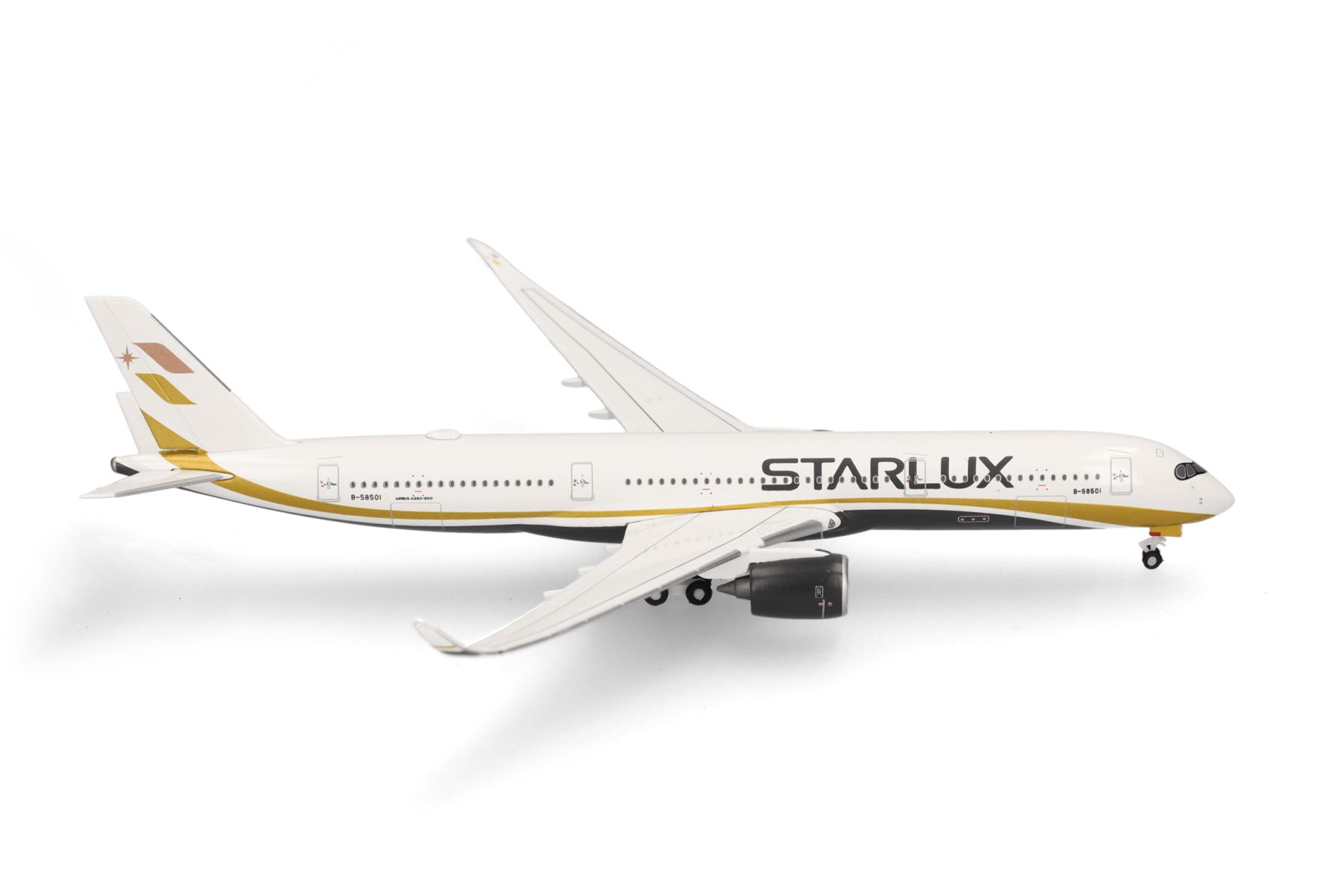 Herpa 537186 - Starlux Airlines Airbus A350-900 – B-58501