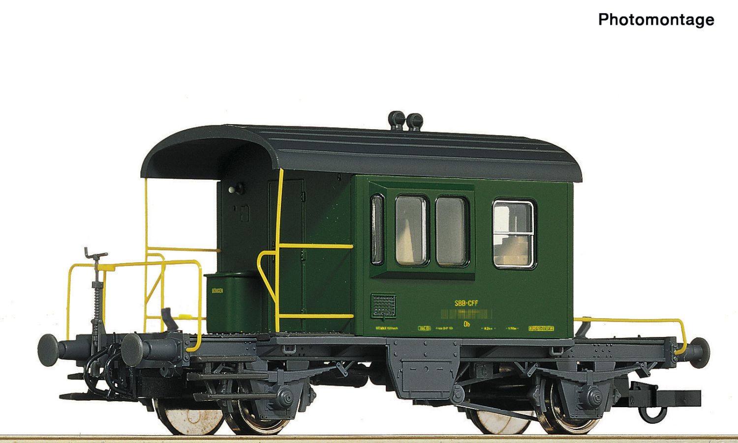 Roco 67610 - Güterzugbegleitwagen 'Sputnik', SBB, Ep.V