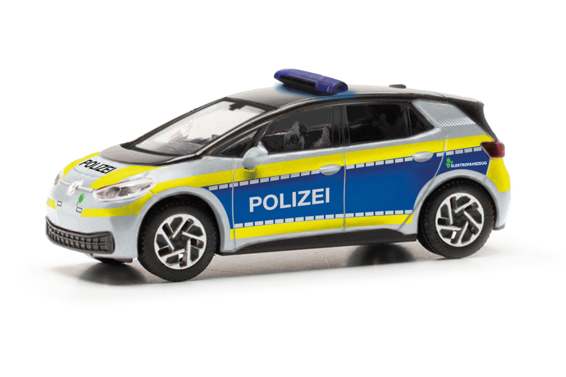 Herpa 097352 - Volkswagen (VW) ID. 3 "Polizei Hamburg"