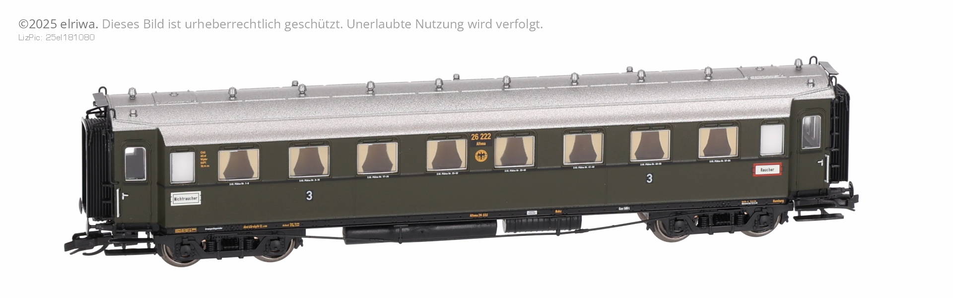 Saxonia 120180 - Personenwagen C4üSa07, DRG, Ep.II, mit Innenbeleuchtung