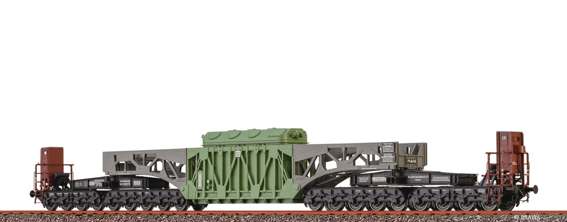 Brawa 51272 - Schwerlastwagen SSt125 „RWE”, DRG, Ep.II