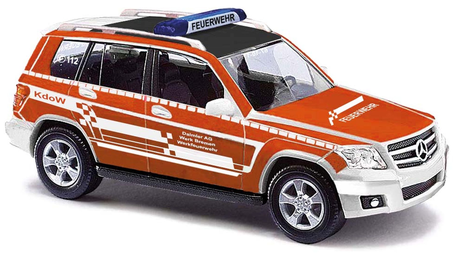 Busch 49772 - Mercedes-Benz GLK-Klasse Daimler Werkfeuerwehr Bremen, Bj. 2009