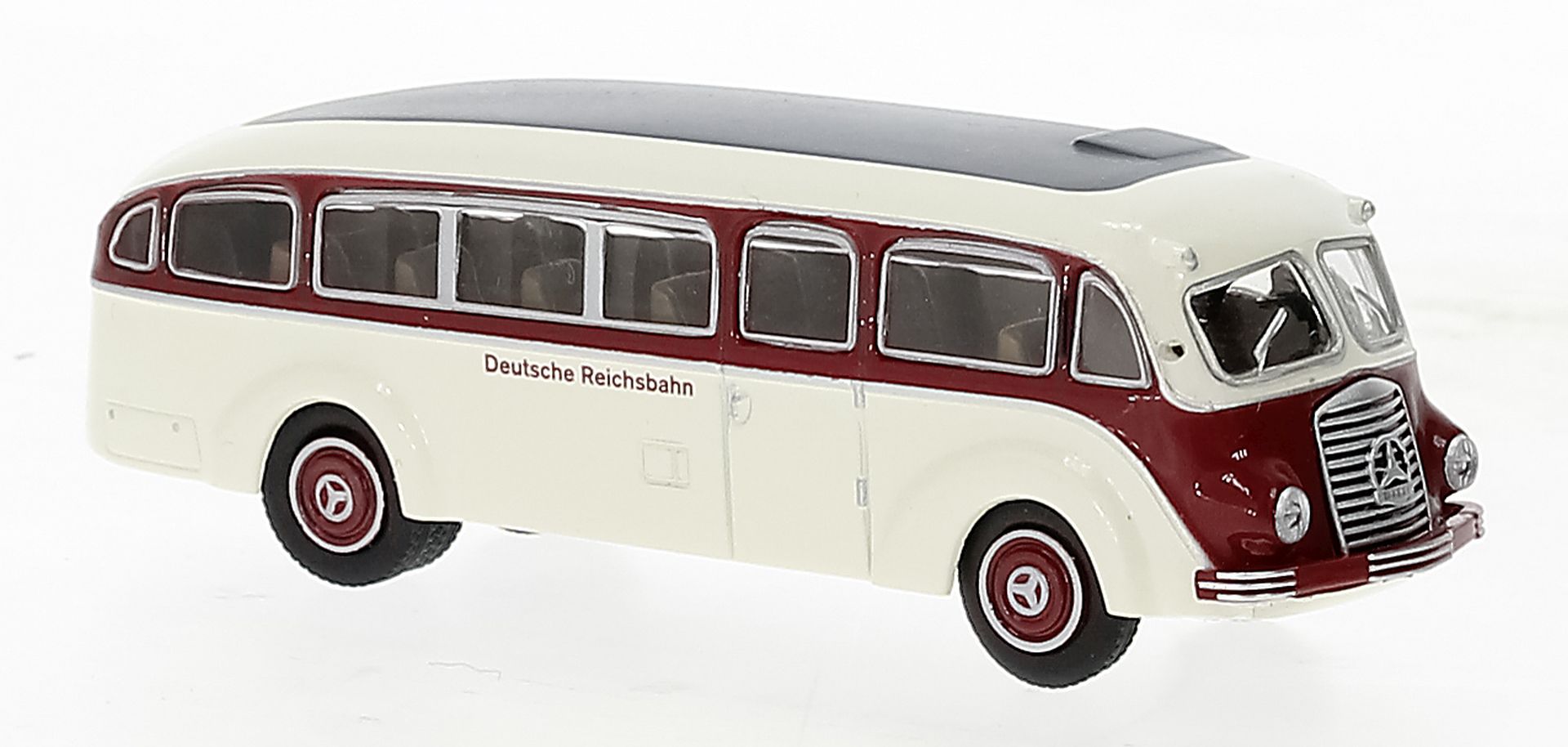 Brekina 52433 - Mercedes LO 3500, rot/weiss, Deutsche Reichsbahn, 1936