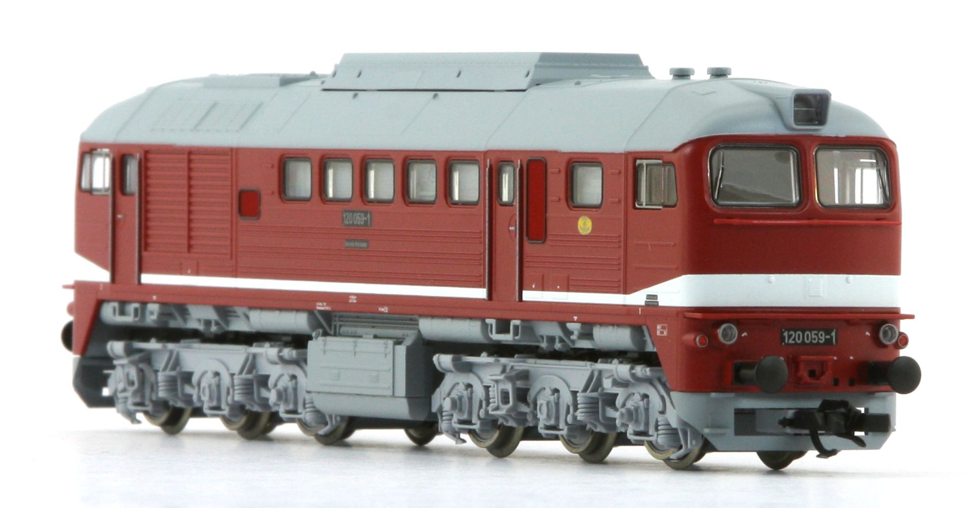 Roco 7590009 - Diesellok 120 059-1 Sondersparlackierung, DR, Ep.IV, DC-Sound Roco 7590009 - Diesellok 120 059-1 Sondersparlackierung, DR, Ep.IV, DC-Sound