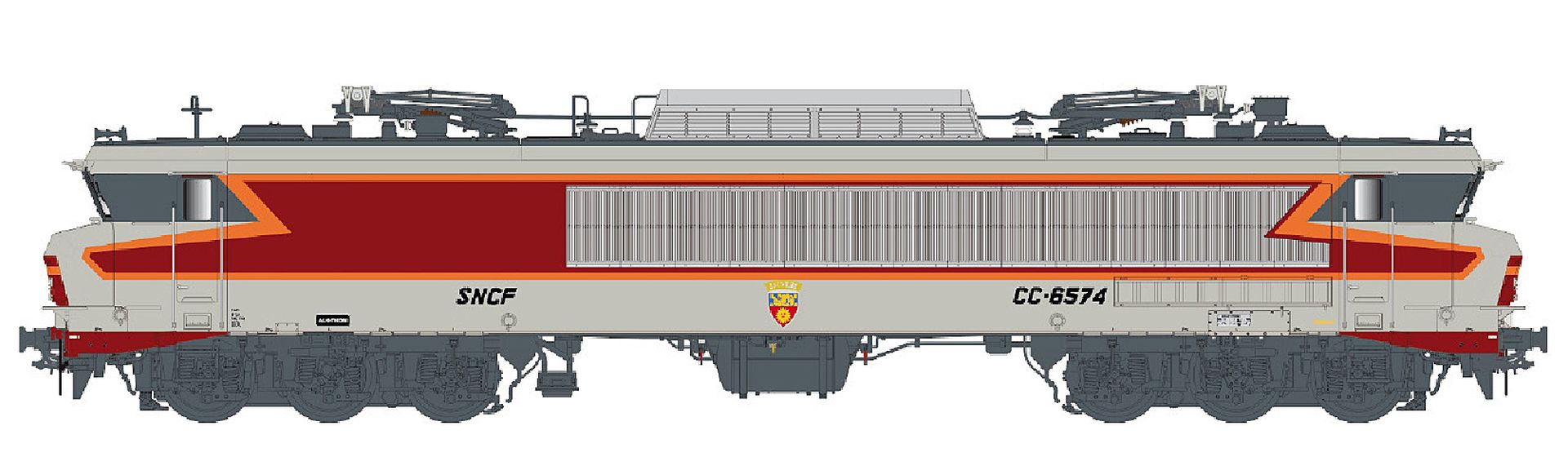 L.S. Models LS10813 - E-Lok CC 6574, SNCF, Ep.IV 'Arzens', AC-Digital