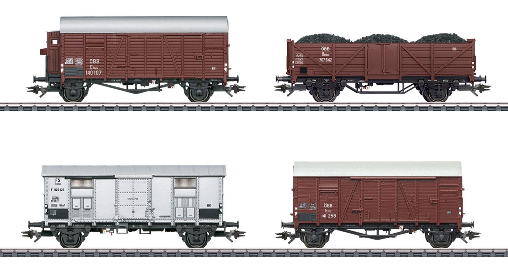 Märklin 46564 - 4er Set Güterwagen, ÖBB, Ep.III