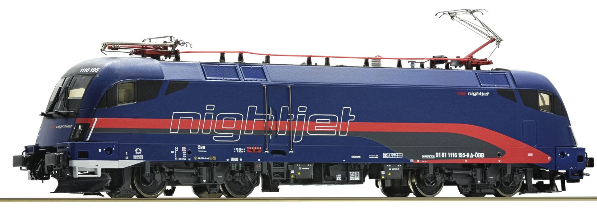 Roco 70495 - E-Lok 1116 195-9 'Nightjet', ÖBB, Ep.VI