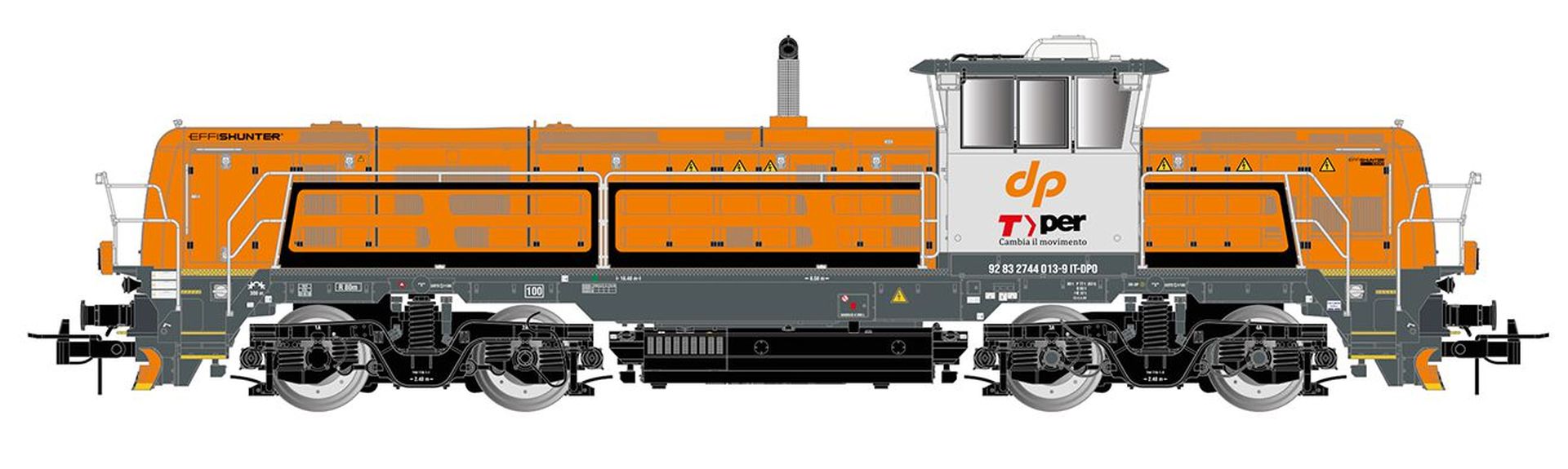 Rivarossi HR2923S - Diesellok EffiShunter 1000, Dinazzano Po/TPER, Ep.VI, DC-Sound