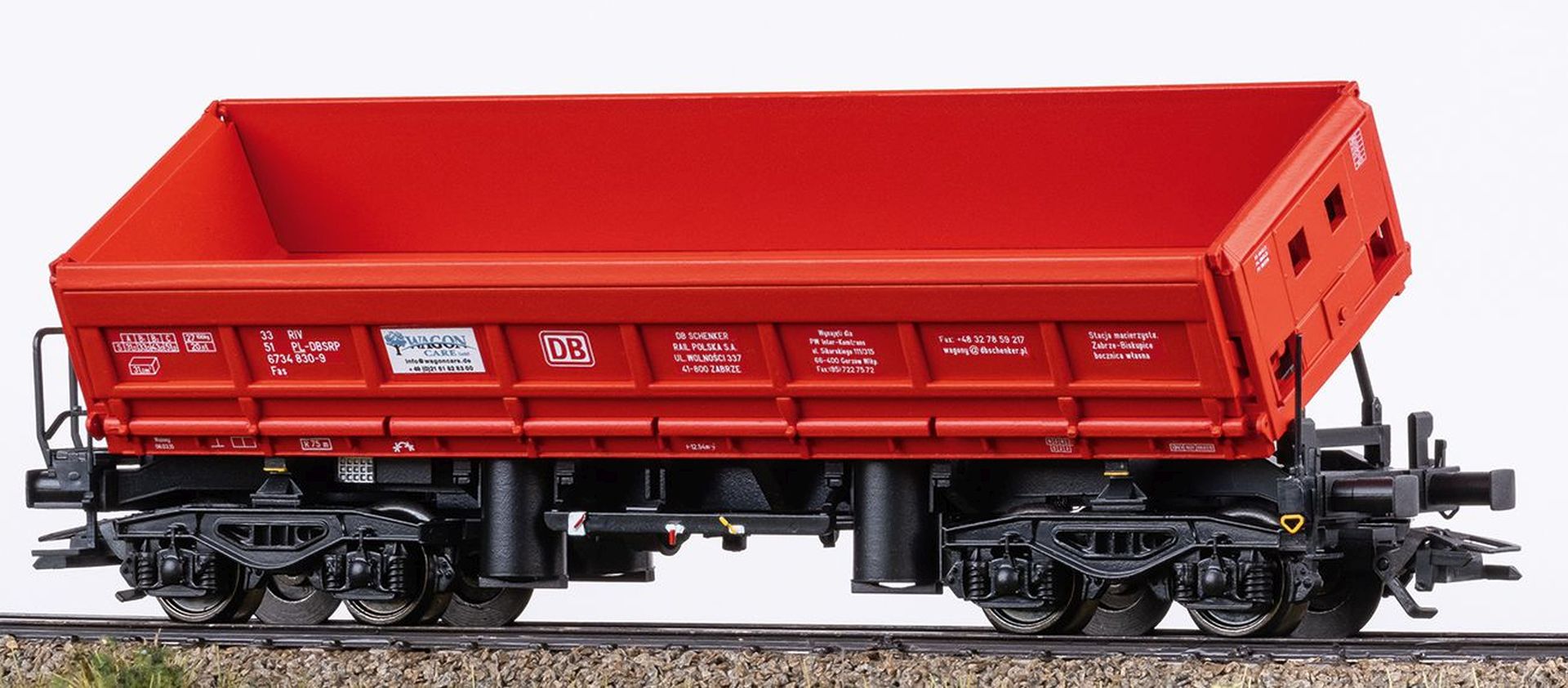 Märklin 48458 - 3er Set Seitenkippwagen, DB-Schenker, Ep.VI