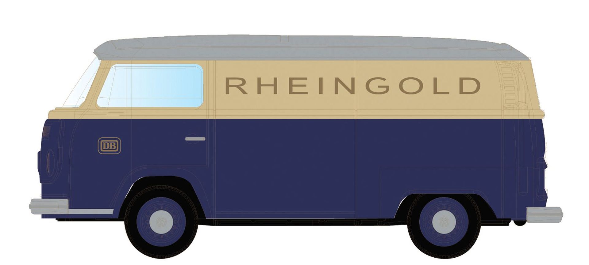 Minis LC3962 - VW T2 Transporter Rheingold