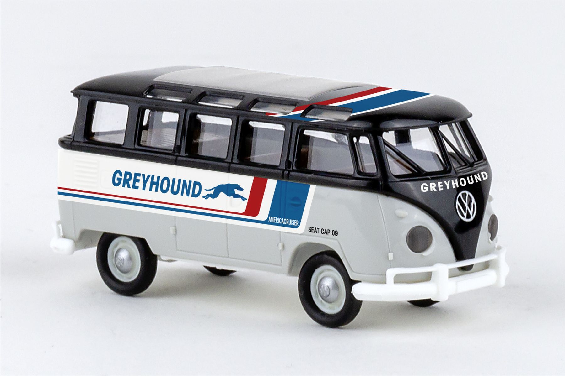 Brekina 31850 - VW T1b Samba, Greyhound, 1960