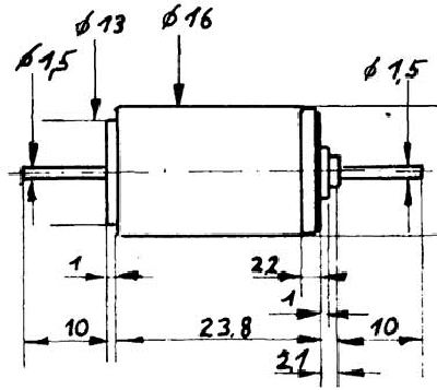 Weinert 9903 - Faulhaber Glockenankermotor 1624, gewuchtet