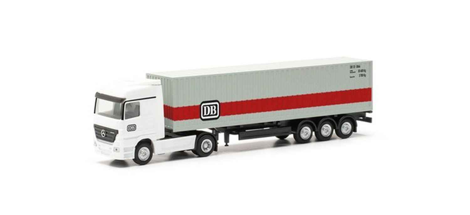 Herpa 066846 - Mercedes-Benz Actros Container-Sattelzug 'Deutsche Bahn'