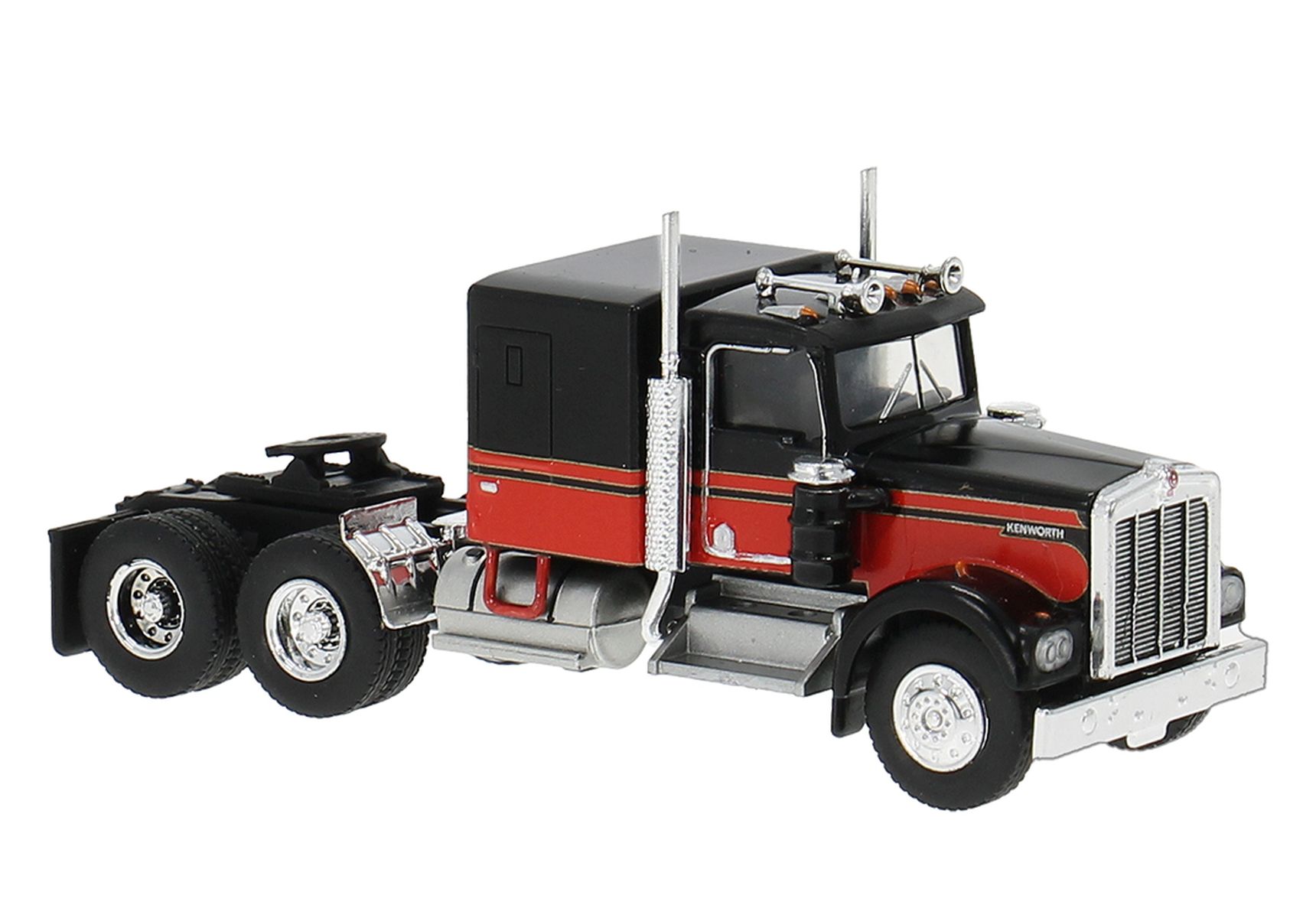 Brekina 86250 - Kenworth W900 Sattelzugmaschine, schwarz/rot