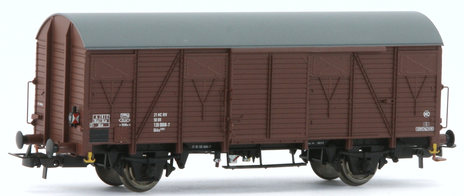 Rivarossi HR6504-A23 - Gedeckter Güterwagen Gs, DR, Ep.IV, mit Schlusssignal