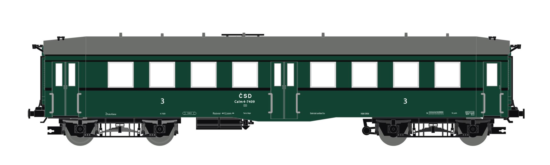 Saxonia 120054 - Personenwagen Bauart 'Altenberg', ex. C4itr, CSD, Ep.III