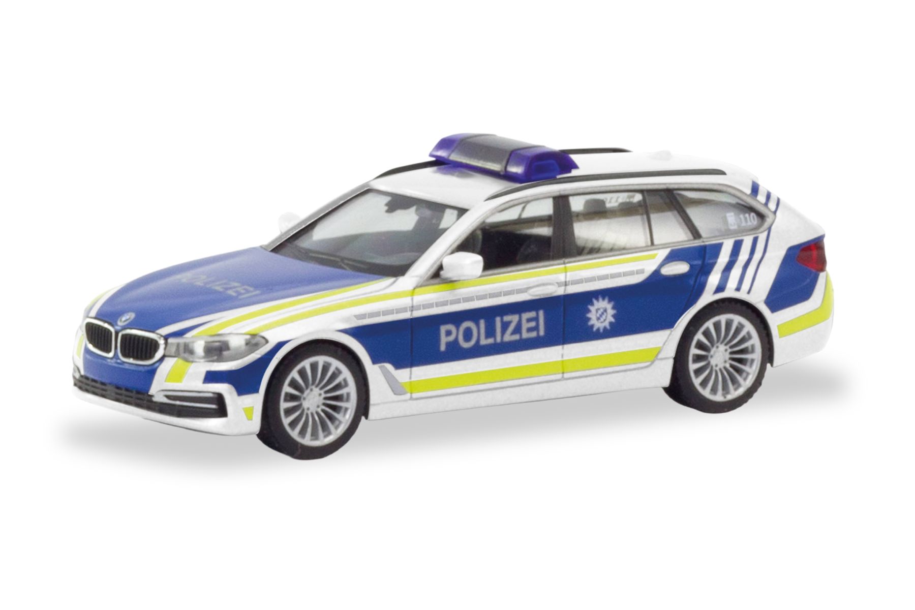 Herpa 098878 - BMW 5er Touring (G31) "Polizei Bayern"