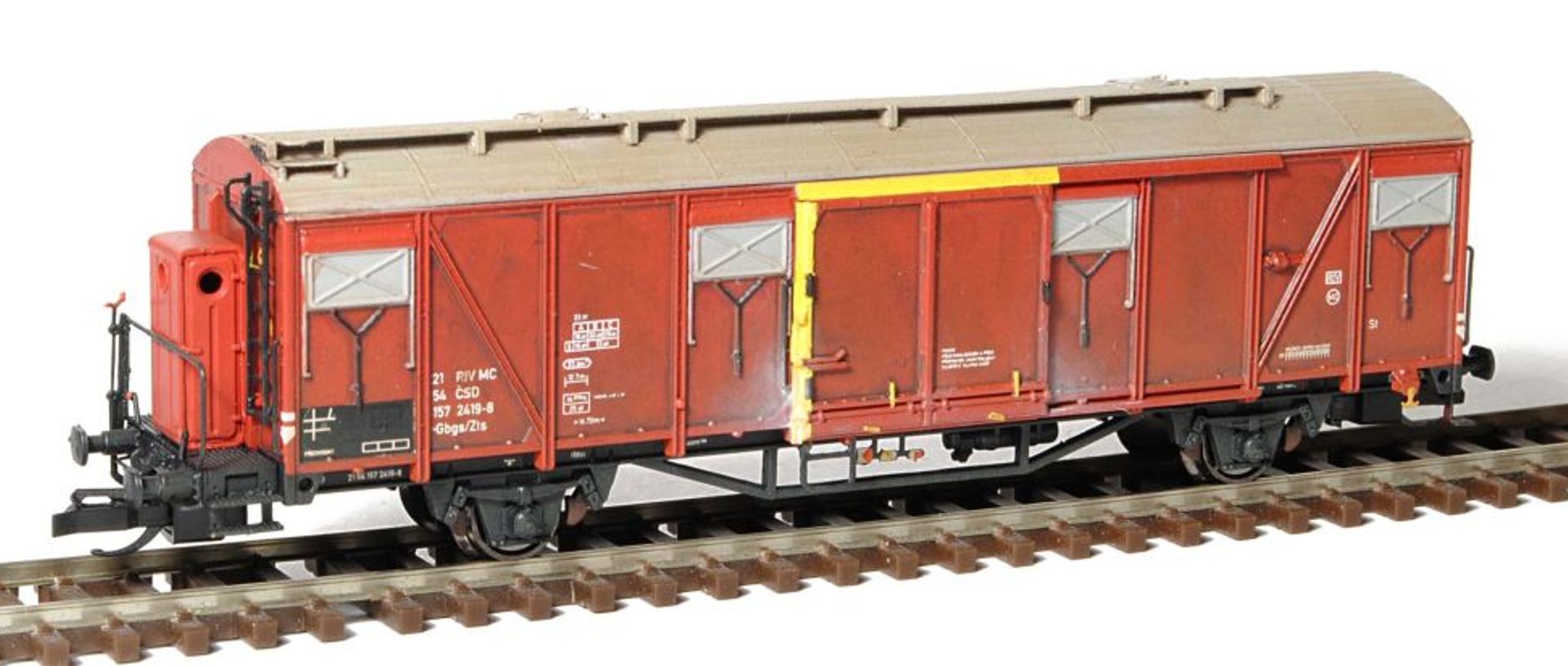 sdv-model 12127 - Gedeckter Güterwagen Gbgs/Zts 10, CSD, Ep.IV, Bausatz
