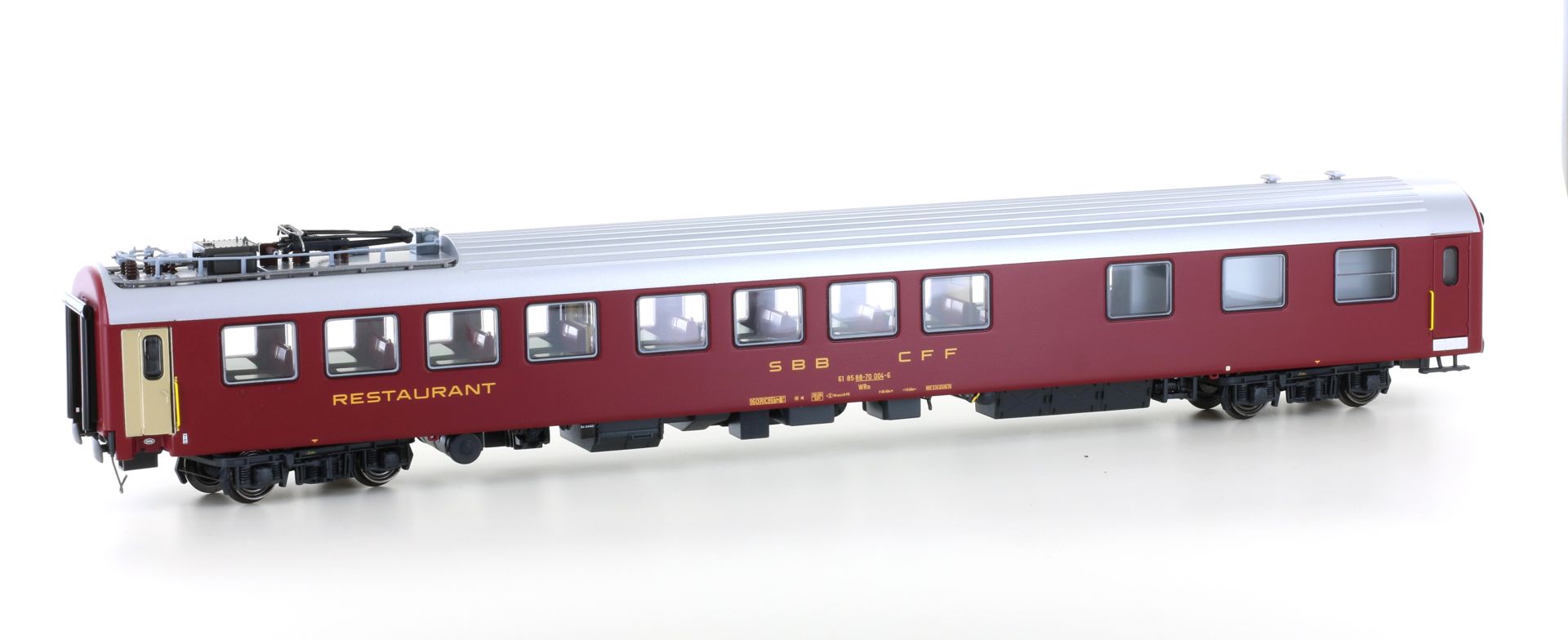 L.S. Models 472005 - Speisewagen UIC-X, rot, SBB, Ep.IV