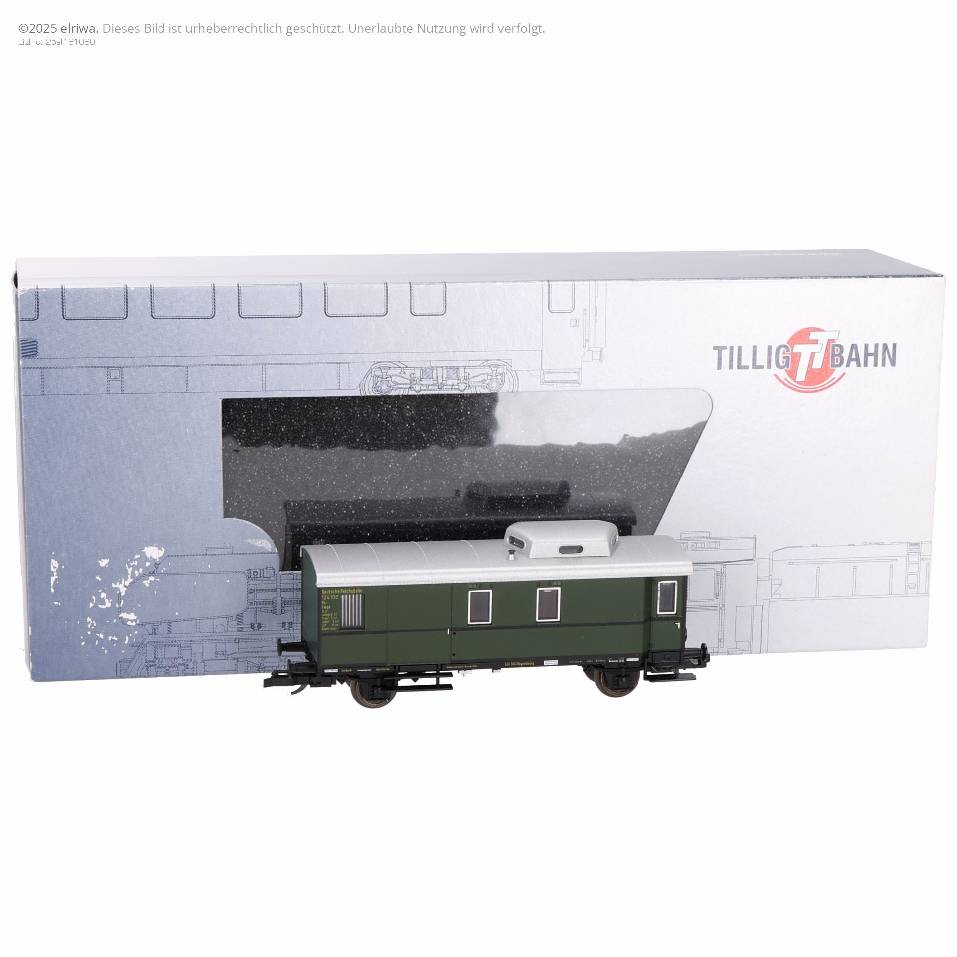 Tillig 13479-G - Packwagen Pwgs-38, DRG, Ep.II