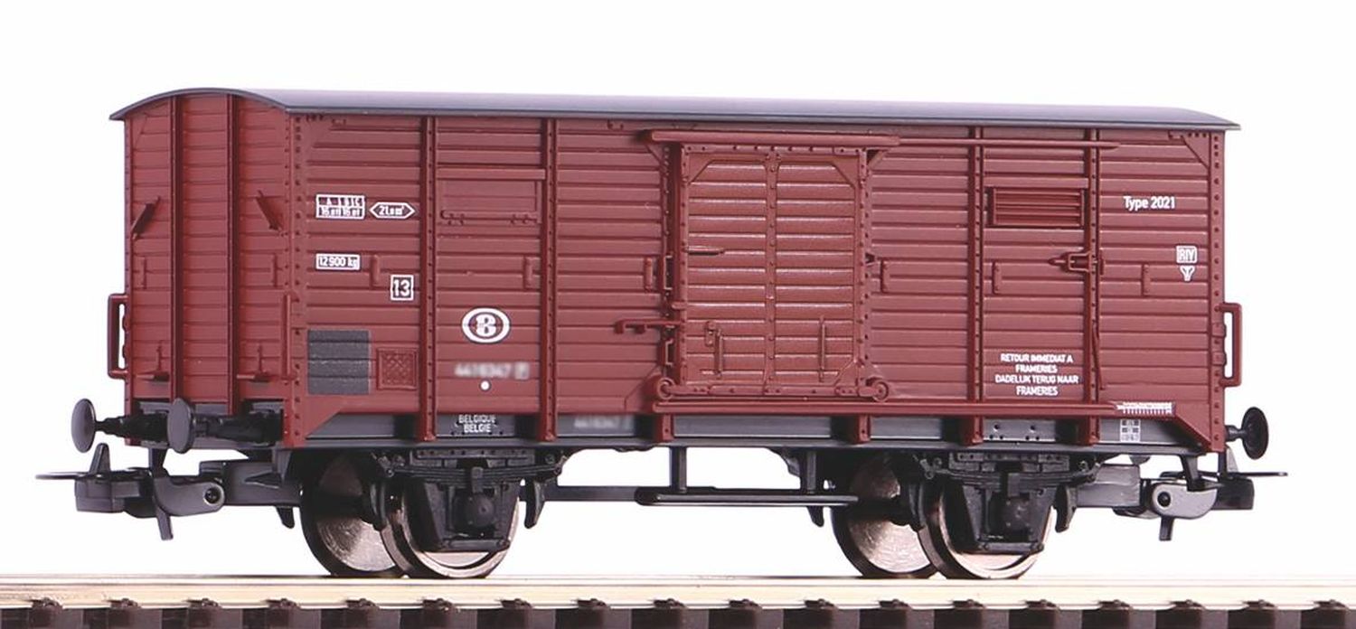 Piko 95356 - Gedeckter Güterwagen G02, SNCB, Ep.III