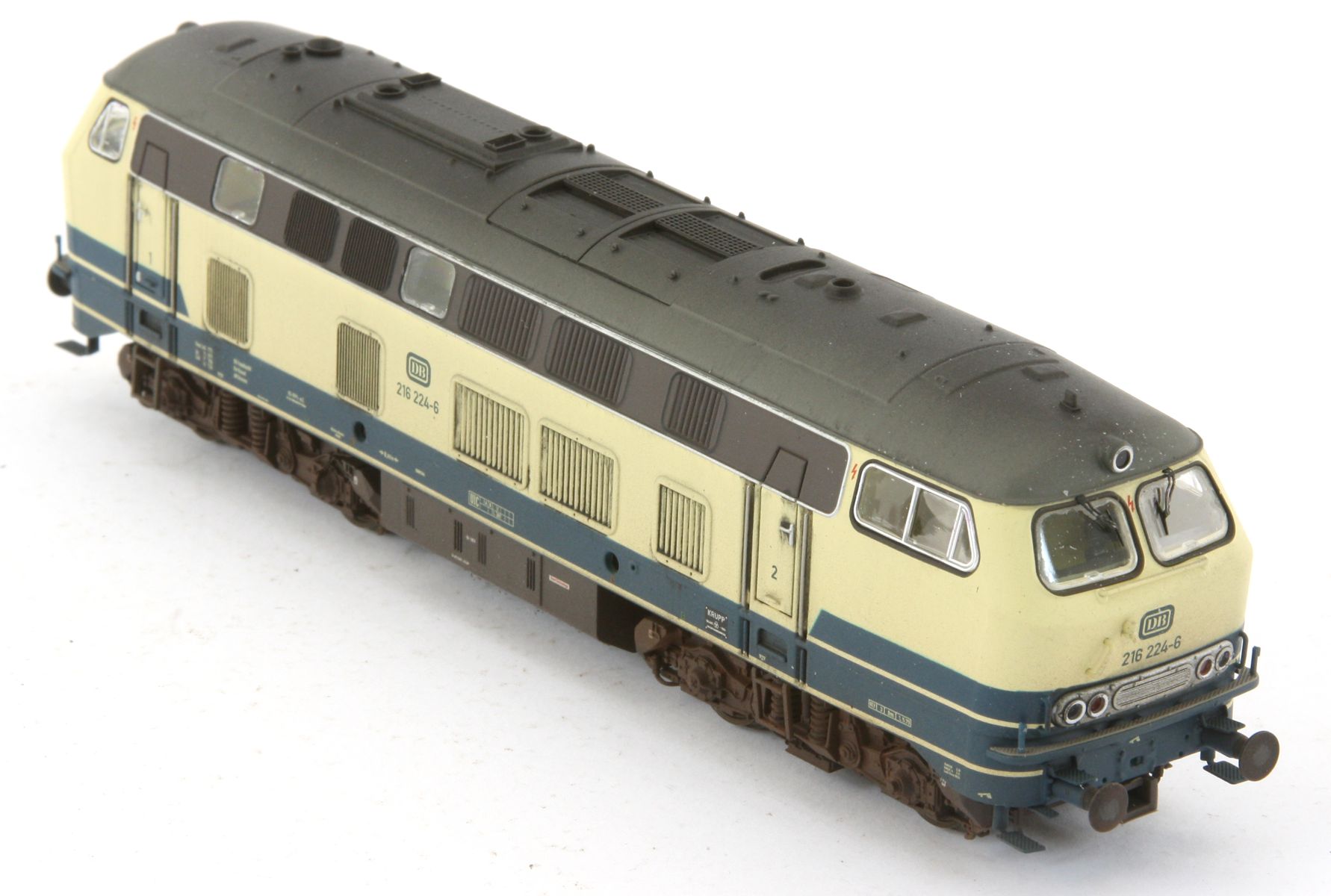 Saxonia 87051 - Diesellok 216 224-6, DB, Ep.IV, DC-Sound, gealtert