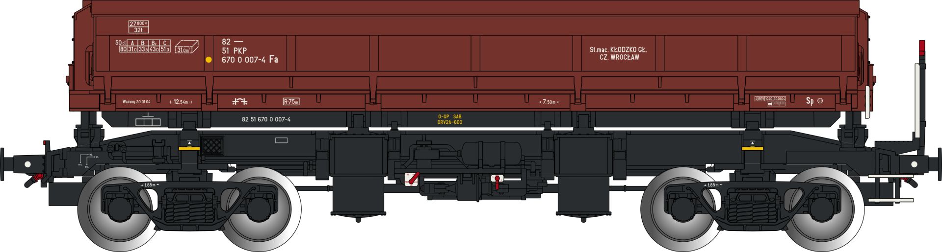 Albert Modell 600049 - 2er Set offene Güterwagen Fa, PKP, Ep.V