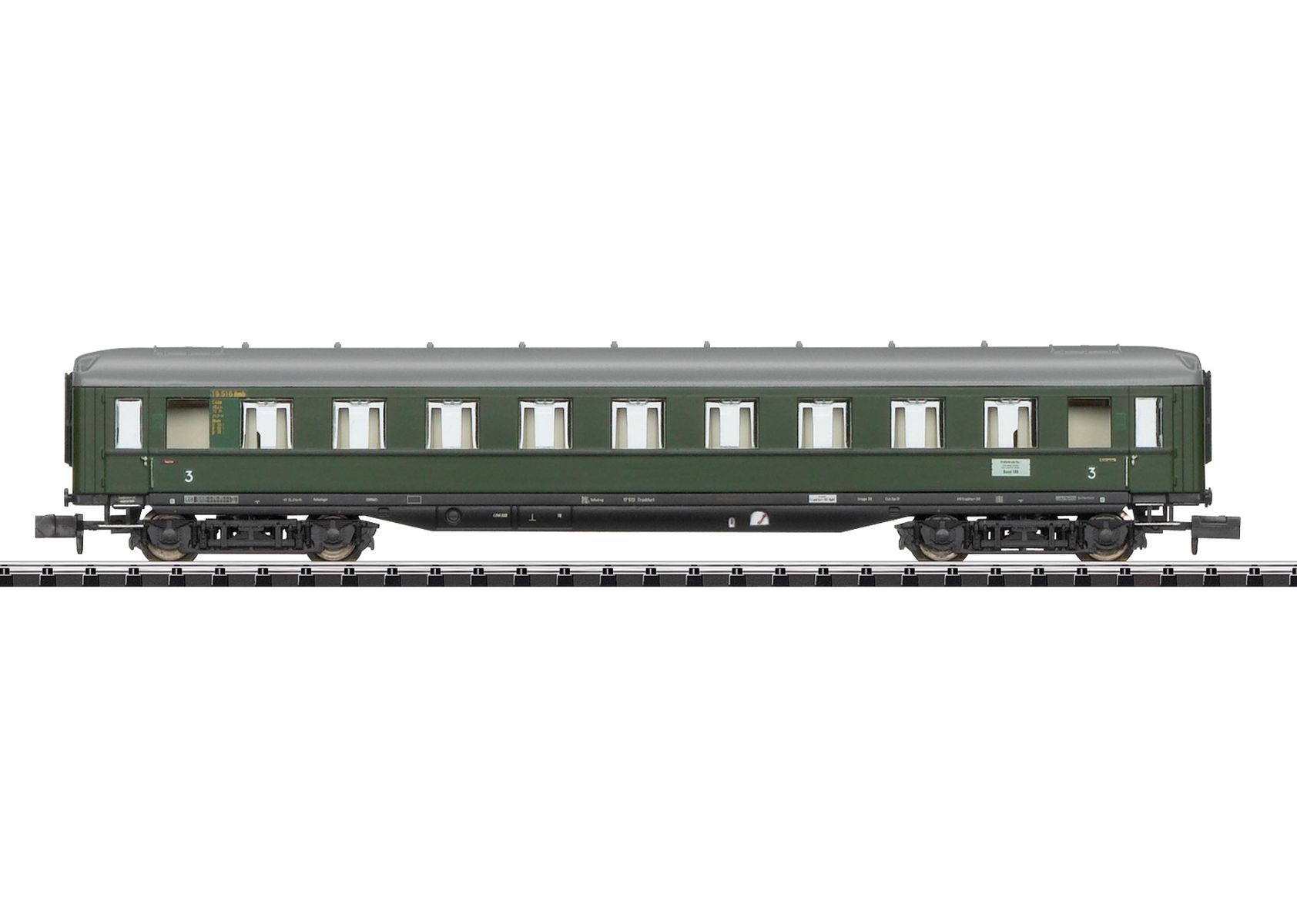 Trix 18486 - Personenwagen 'D96', 3. Klasse, DB, Ep.III