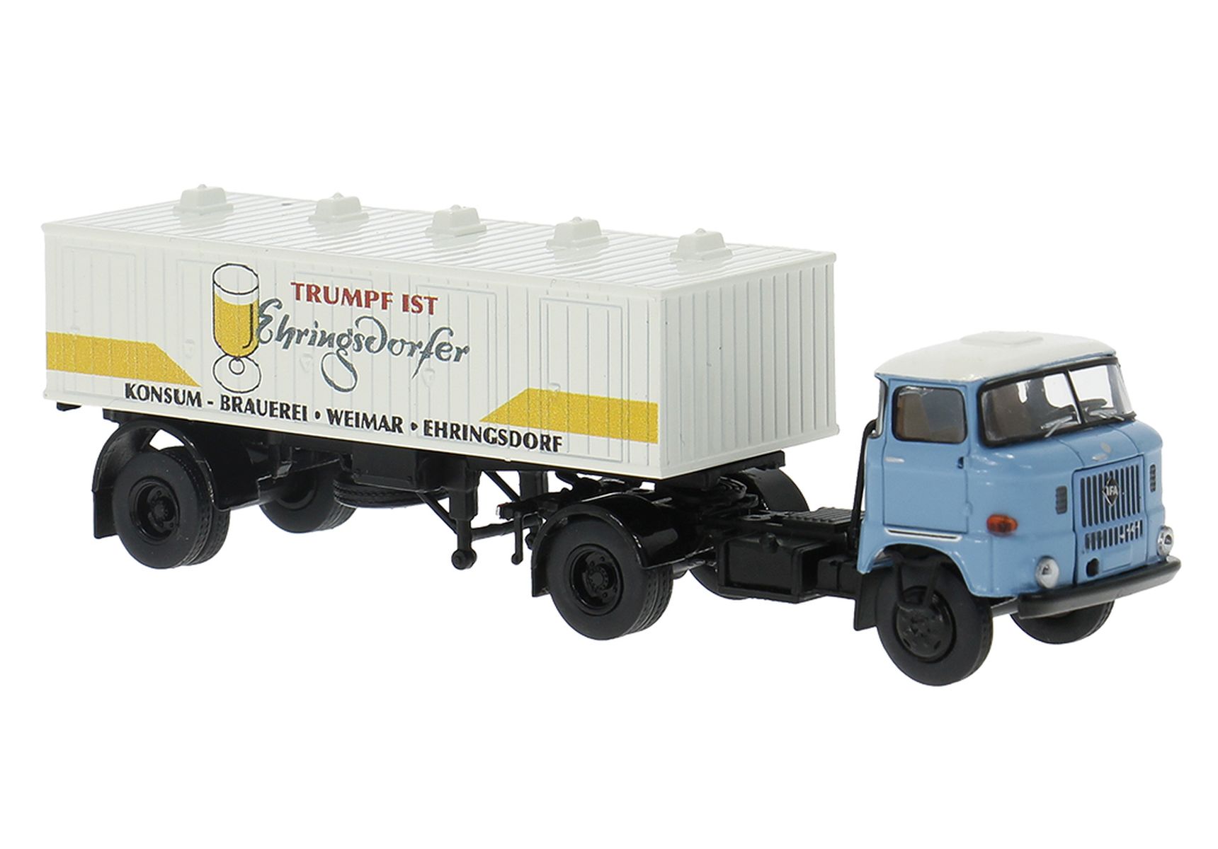 Brekina 71218 - IFA W 50 Bier-Sattelzug "Ehringsdorfer"