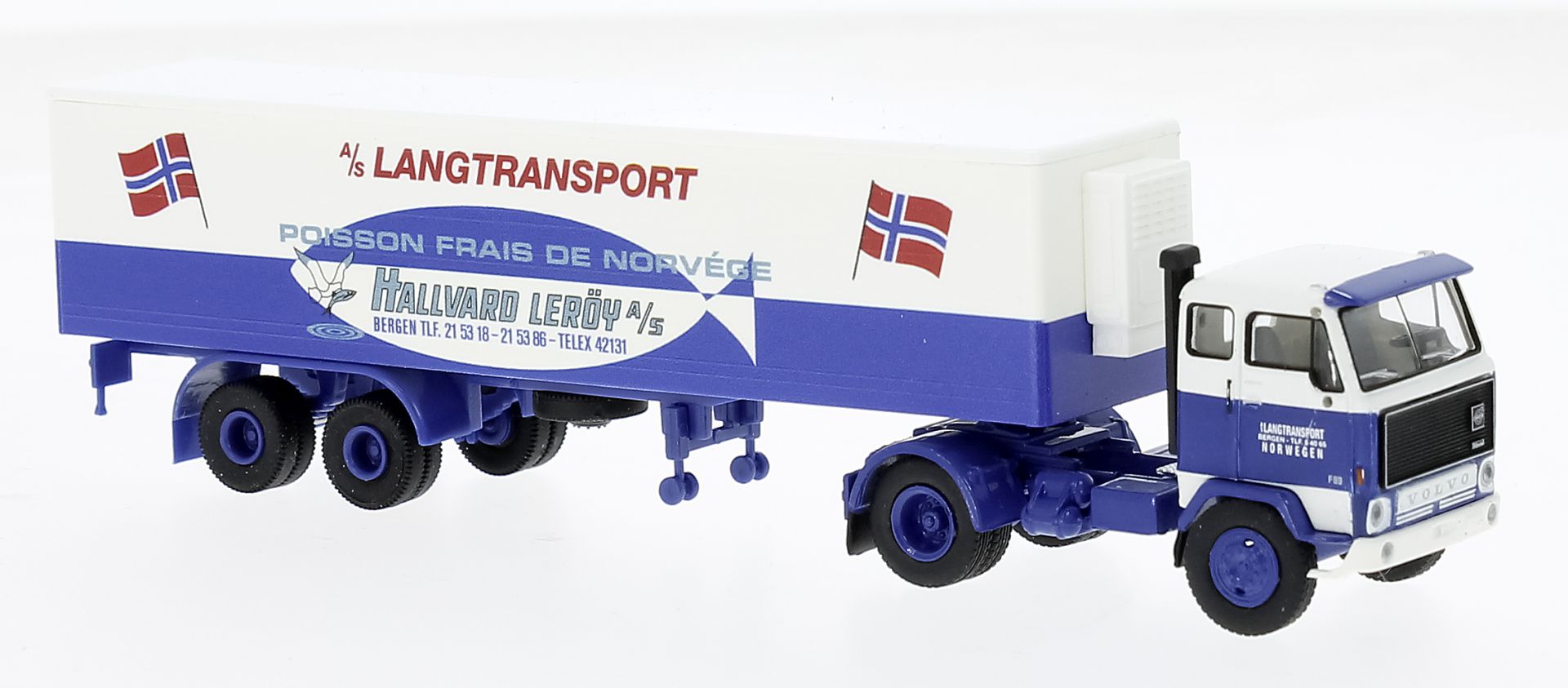 Brekina 85684 - Volvo F89 'Hallward Leröy' (NO), 1972