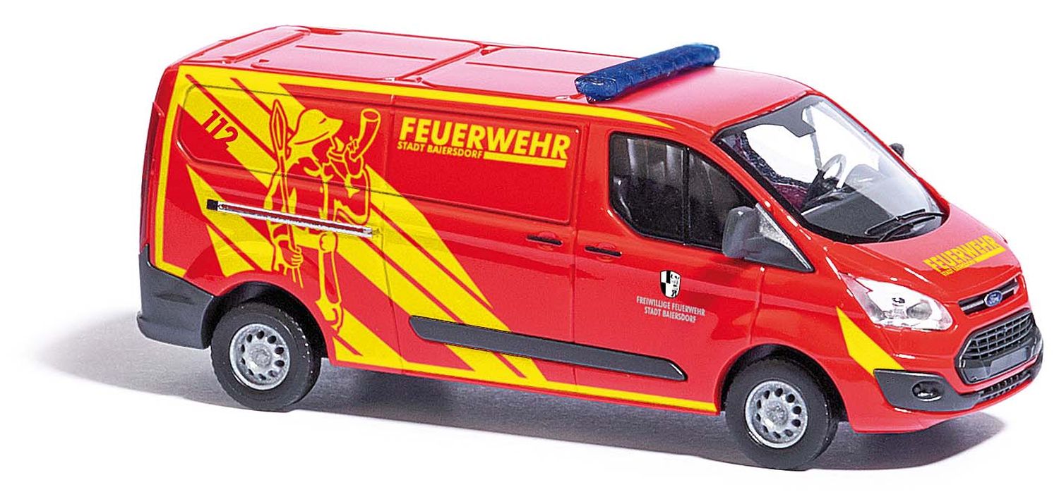 Busch 52413 - Ford Transit Custom, Feuerwehr Baiersdorf